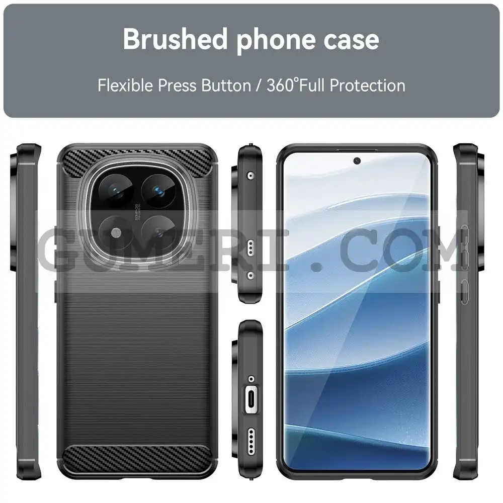 Гръб "Карбон Шарк" за Xiaomi Redmi Note 14 Pro 5G