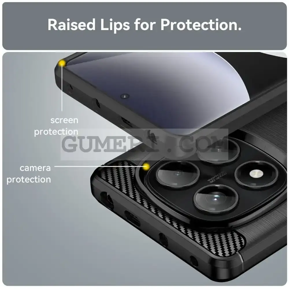 Гръб "Карбон Шарк" за Xiaomi Redmi Note 14 Pro 4G