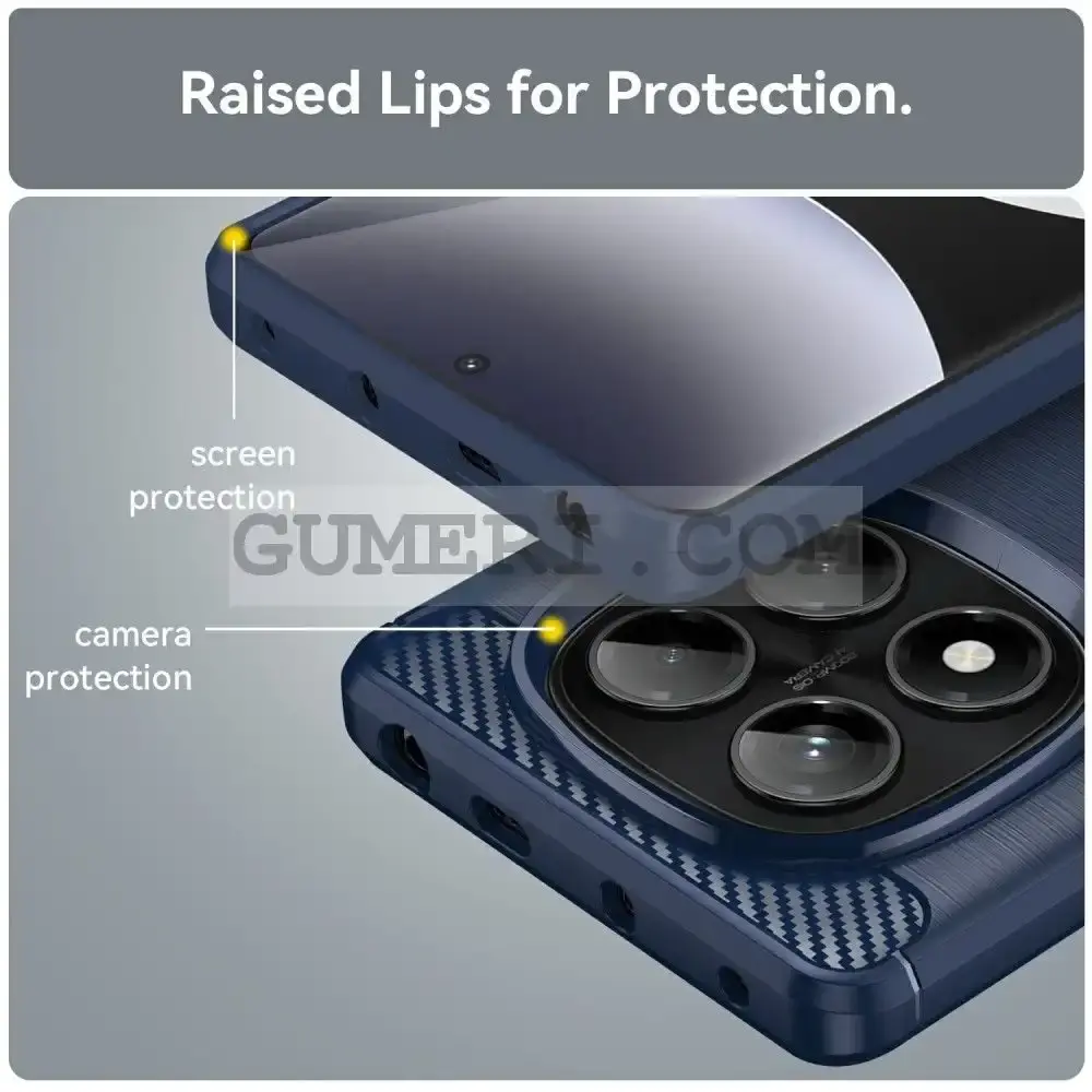 Гръб "Карбон Шарк" за Xiaomi Redmi Note 14 Pro 4G