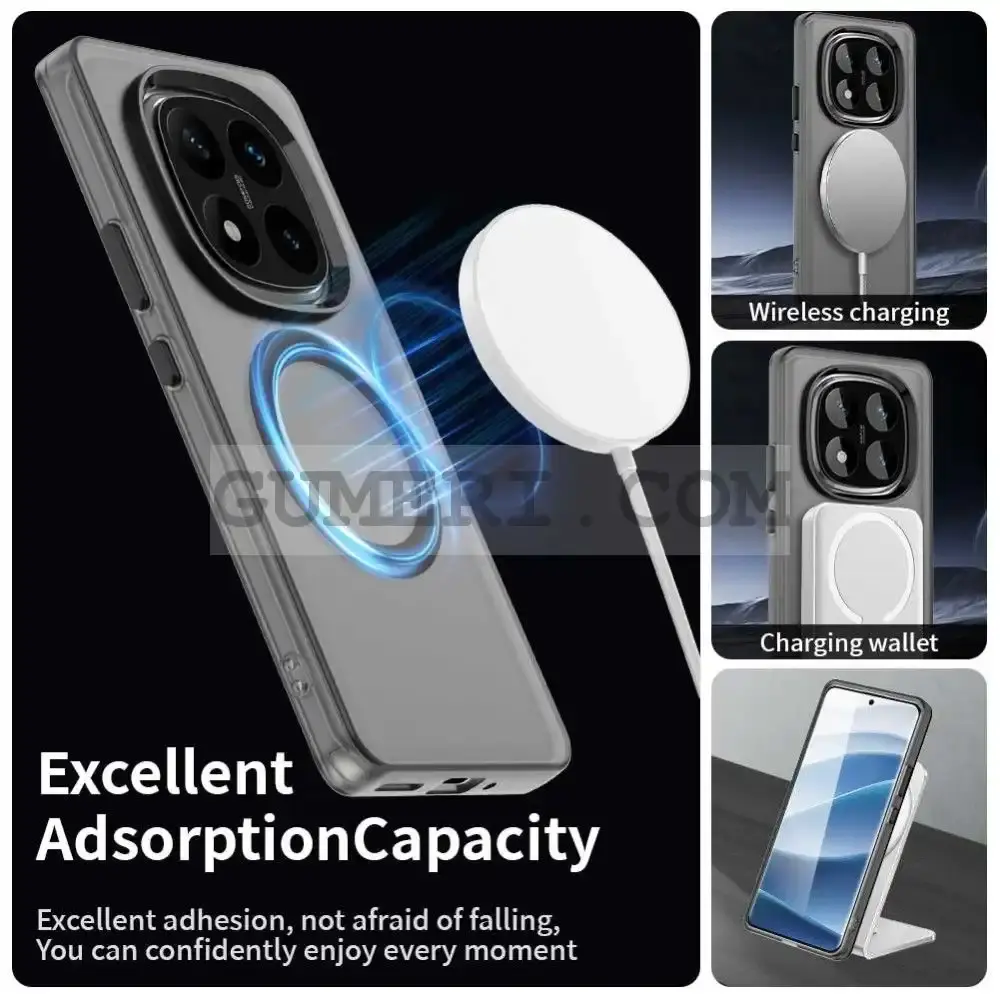 Хибриден Magsafe Мат Кейс за Xiaomi Redmi Note 14 Pro 4G