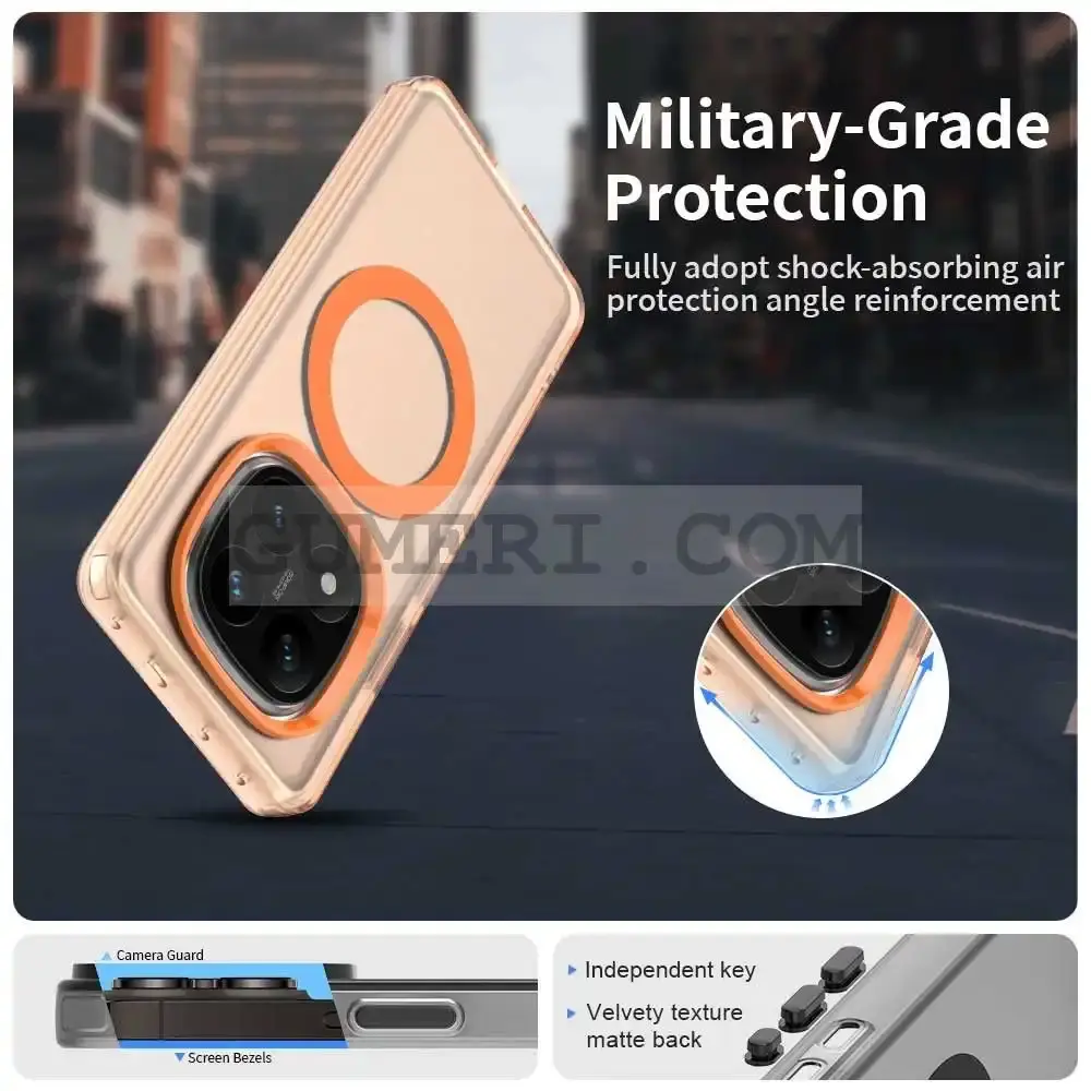 Хибриден Magsafe Мат Кейс за Xiaomi Redmi Note 14 Pro 4G