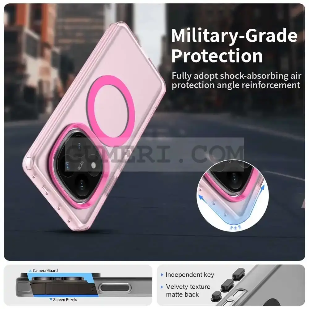 Хибриден Magsafe Мат Кейс за Xiaomi Redmi Note 14 Pro 4G