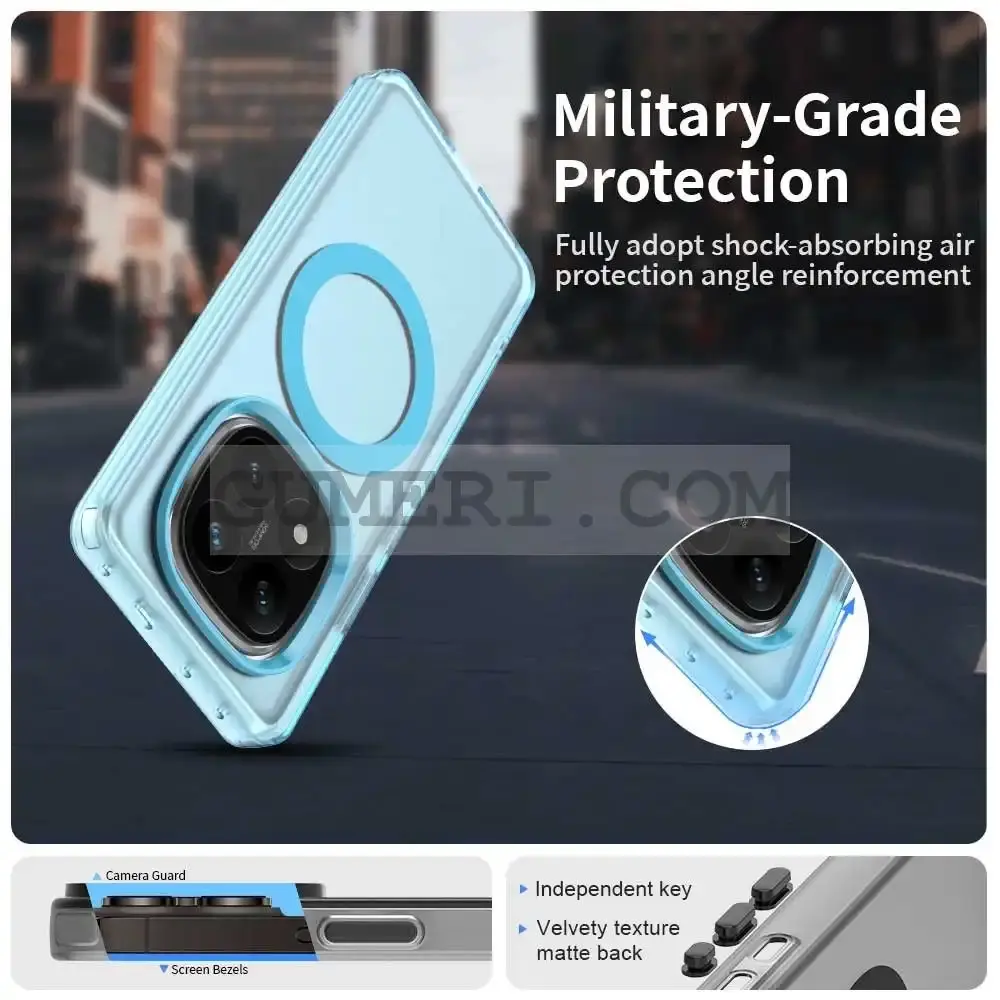 Хибриден Magsafe Мат Кейс за Xiaomi Redmi Note 14 Pro 4G