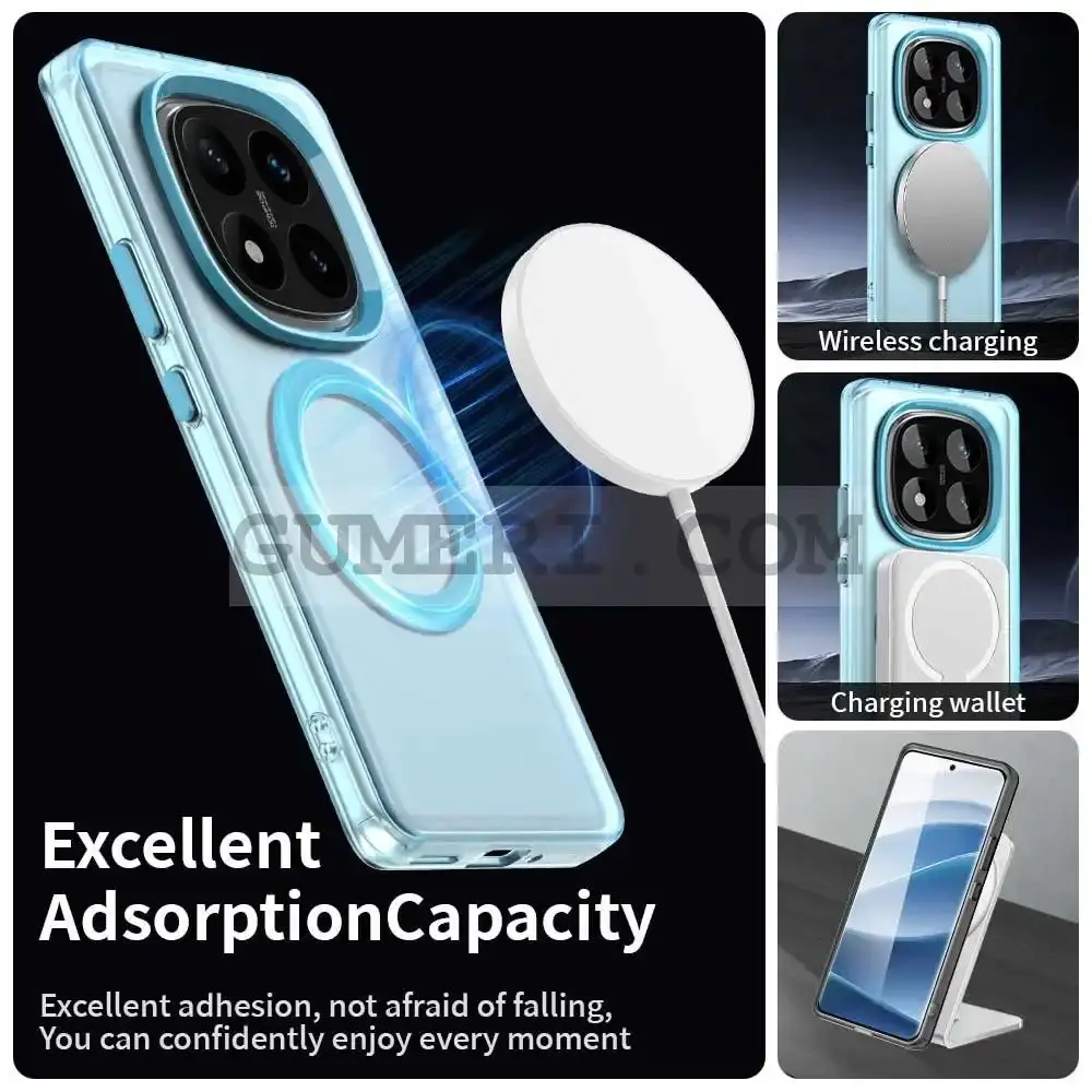 Хибриден Magsafe Мат Кейс за Xiaomi Redmi Note 14 Pro 4G