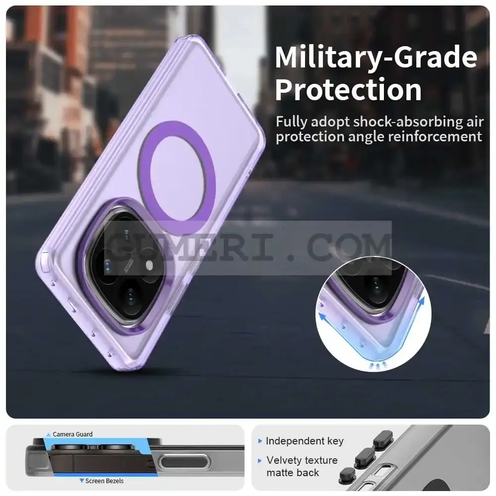 Хибриден Magsafe Мат Кейс за Xiaomi Redmi Note 14 Pro 4G