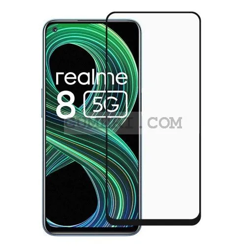 Realme 8 5G - Стъклен Протектор за Целия Екран - Full Glue