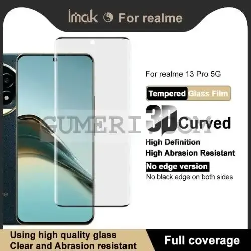 Стъклен Протектор за Целия Екран Side Glue за Realme 13 Pro