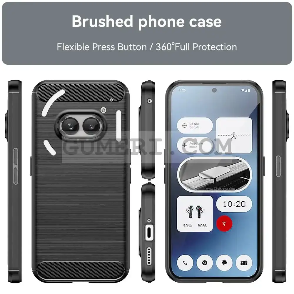 Гръб "Карбон Шарк" за Nothing PГръб "Карбон Шарк" за Nothing Phone (2a) Plushone (2a) Plus