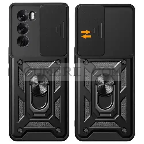 Хибриден Кейс с Капак и Ринг за Oppo Reno12 Pro