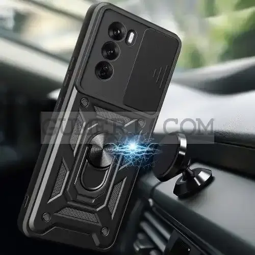 Хибриден Кейс с Капак и Ринг за Oppo Reno12 Pro