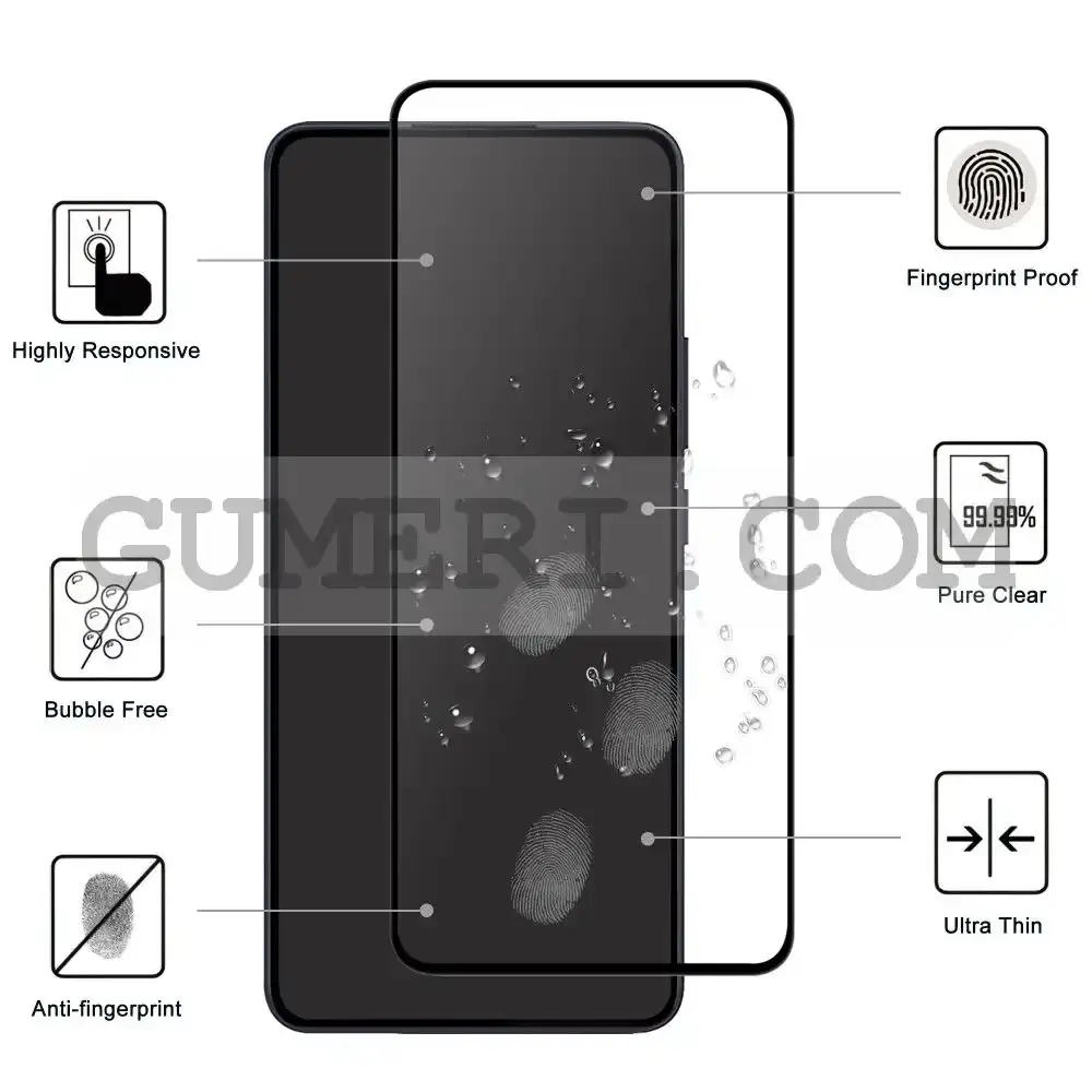 Стъклен Протектор за Целия Екран Full Glue за Oppo Reno13 F