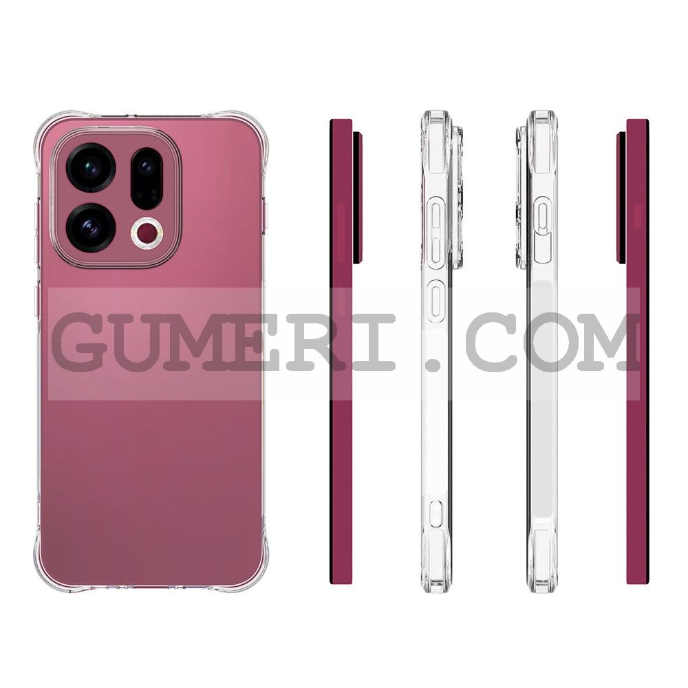 Подсилен Силиконов Гръб със Защита за Камерата за Oppo Find X9