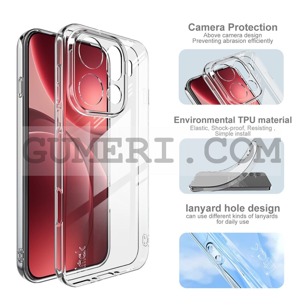 Силиконов Гръб със Защита за Камерата за Oppo Find X9 Pro